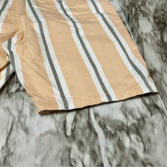 Denim And Flowers Preppy Flat Front Striped Shorts Mens Size 36 Vacation Cruise - Picture 6 of 10